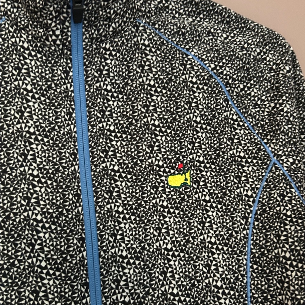 Magnolia Lane Tech Masters Augusta National  Geometric Full Zip Jacket Size M - Picture 4 of 13